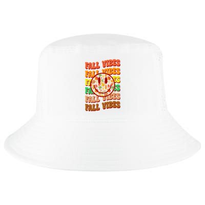 Falls Vibes Smile Face Retro Colorful Cool Comfort Performance Bucket Hat