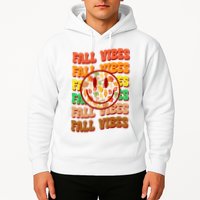 Falls Vibes Smile Face Retro Colorful Hoodie