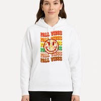 Falls Vibes Smile Face Retro Colorful Hoodie
