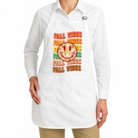Falls Vibes Smile Face Retro Colorful Apron