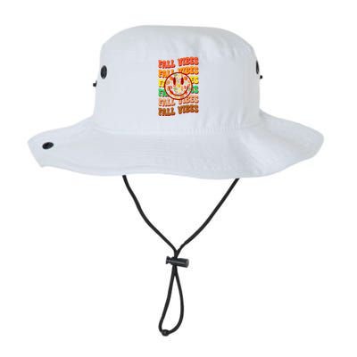 Falls Vibes Smile Face Retro Colorful Bucket Hat