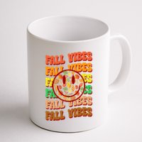 Falls Vibes Smile Face Retro Colorful Mug