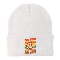 Falls Vibes Smile Face Retro Colorful Beanie