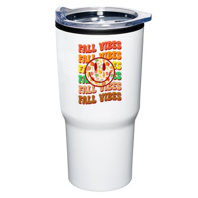 Falls Vibes Smile Face Retro Colorful Tumbler