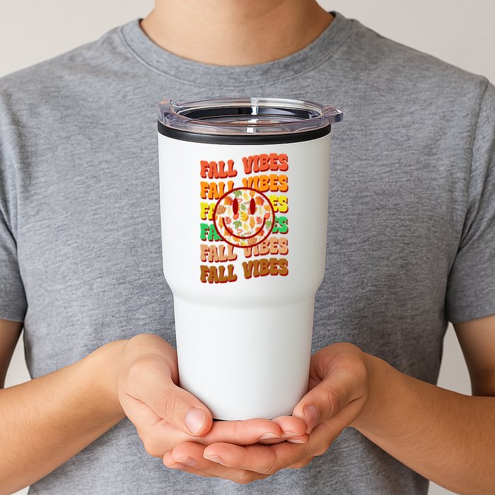 Falls Vibes Smile Face Retro Colorful Tumbler