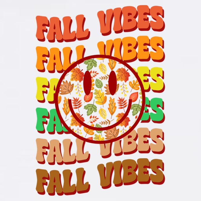 Falls Vibes Smile Face Retro Colorful Baby Bodysuit