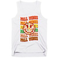 Falls Vibes Smile Face Retro Colorful Tank Top
