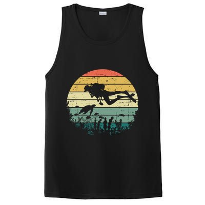 Funny Vintage Scuba Diving Dive Diver Meaningful Gift PosiCharge Competitor Tank