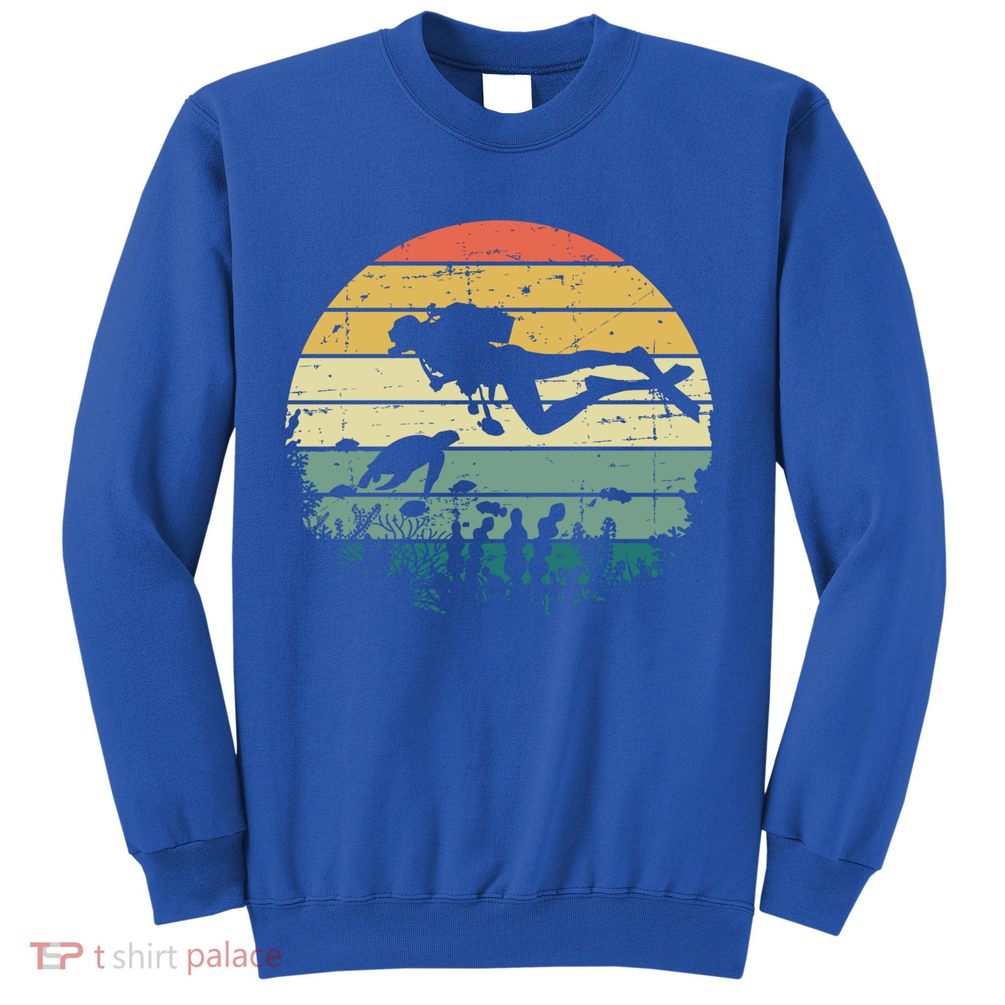 Funny Vintage Scuba Diving Dive Diver Meaningful Gift Sweatshirt
