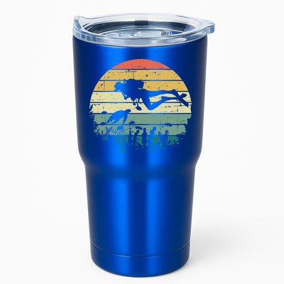 Funny Vintage Scuba Diving Dive Diver Meaningful Gift Tumbler