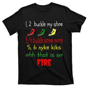 funny viral song 1 2 buckle my shoe T-Shirt