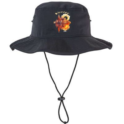 Funny Venice Sunset Watercolor Cityscape Legacy Cool Fit Booney Bucket Hat