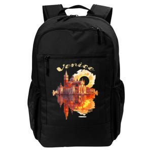 Funny Venice Sunset Watercolor Cityscape Gift Daily Commute Backpack