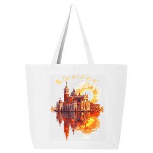 Funny Venice Sunset Watercolor Cityscape Gift 25L Jumbo Tote