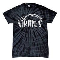 Football Vikings School Sports Fan Team Spirit Tie-Dye T-Shirt