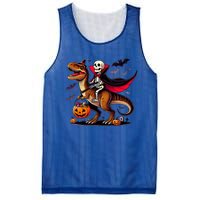 Funny Vampire Skeleton Rider Dinosaur Halloween Costume Funny Gift Mesh Reversible Basketball Jersey Tank