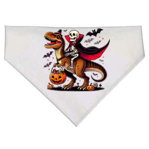 Funny Vampire Skeleton Rider Dinosaur Halloween Costume Funny Gift USA-Made Doggie Bandana