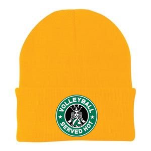 Funny Volleyball Served Hot Perfect Players Knit Cap Winter Beanie