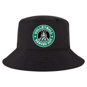 Funny Volleyball Served Hot Perfect Players Cool Comfort Performance Bucket Hat