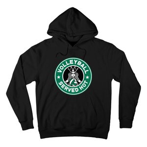 Funny Volleyball Served Hot Perfect Players Hoodie