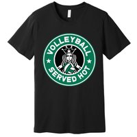 Funny Volleyball Served Hot Perfect Players Premium T-Shirt