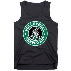 Funny Volleyball Served Hot Perfect Players Tank Top