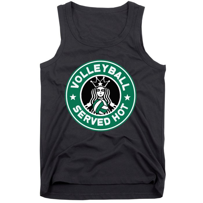 Funny Volleyball Served Hot Perfect Players Tank Top