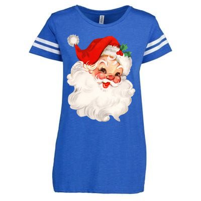 Funny Vintage Santa Claus Matching Family Christmas Pajamas Meaningful Gift Enza Ladies Jersey Football T-Shirt