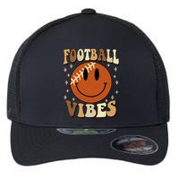 Football Vibes Smile Face Retro Flexfit Unipanel Trucker Cap