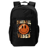 Football Vibes Smile Face Retro Backpack