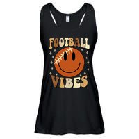Football Vibes Smile Face Retro Ladies Essential Flowy Tank