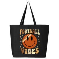 Football Vibes Smile Face Retro 25L Jumbo Tote