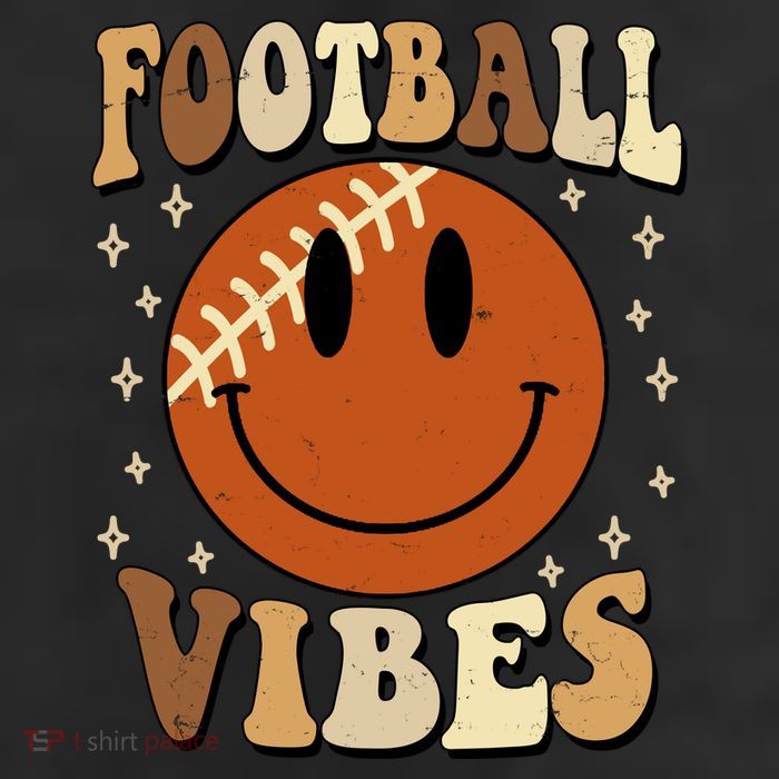 Football Vibes Smile Face Retro 25L Jumbo Tote