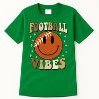 Football Vibes Smile Face Retro Tall T-Shirt