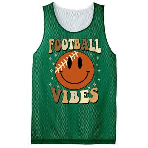 Football Vibes Smile Face Retro Mesh Reversible Basketball Jersey Tank