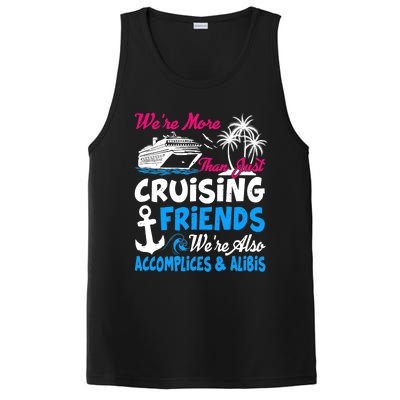 Funny Vacations Summer We're More Than Just Cruising Friends PosiCharge Competitor Tank