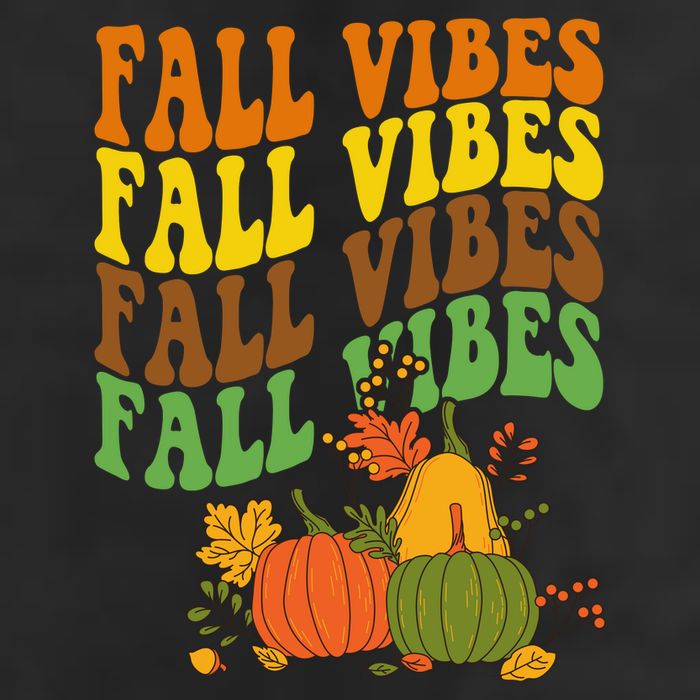 Fall Vibes Season Retro Pumpkin 7 Panel Mesh Trucker Snapback Hat