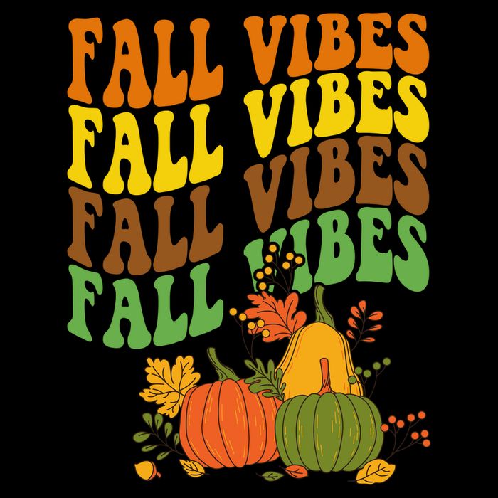 Fall Vibes Season Retro Pumpkin Bag