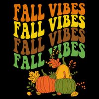 Fall Vibes Season Retro Pumpkin Zip Tote Bag