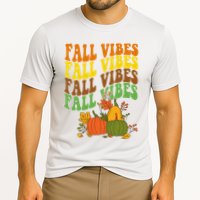 Fall Vibes Season Retro Pumpkin Performance Shirt