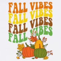 Fall Vibes Season Retro Pumpkin Performance Shirt