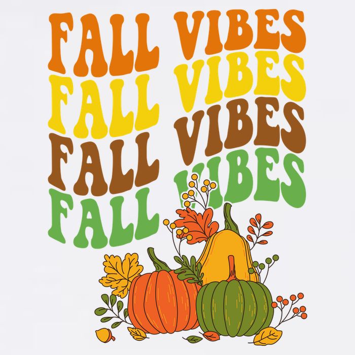 Fall Vibes Season Retro Pumpkin Performance Shirt