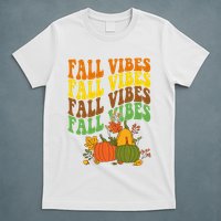 Fall Vibes Season Retro Pumpkin T-Shirt