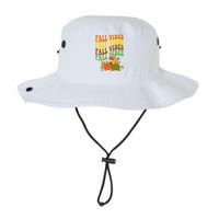 Fall Vibes Season Retro Pumpkin Bucket Hat