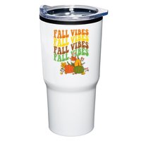 Fall Vibes Season Retro Pumpkin Tumbler