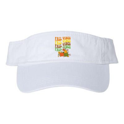Fall Vibes Season Retro Pumpkin Visor