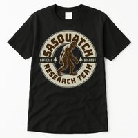 Funny Vintage Sasquatch Research Team Emblem Tall T-Shirt