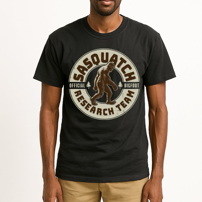Funny Vintage Sasquatch Research Team Emblem Tall T-Shirt