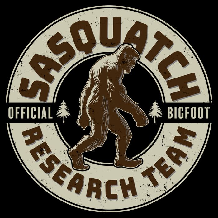 Funny Vintage Sasquatch Research Team Emblem Tall T-Shirt