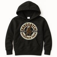Funny Vintage Sasquatch Research Team Emblem Kids Hoodie